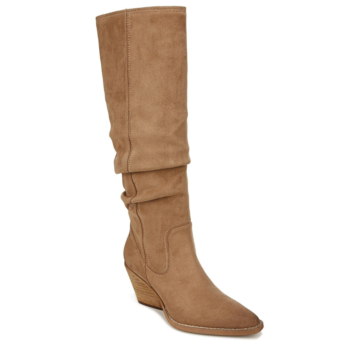 Zodiac Womens Riau Tall Pointed Toe Boot Latte Brown