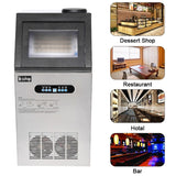ZOKOP 495W Stainless Steel Commercial Ice Machine