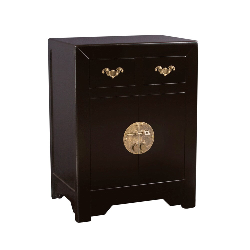 Handmade Zahava Home Collection Ningbo Black End Table / Nightstand (China)