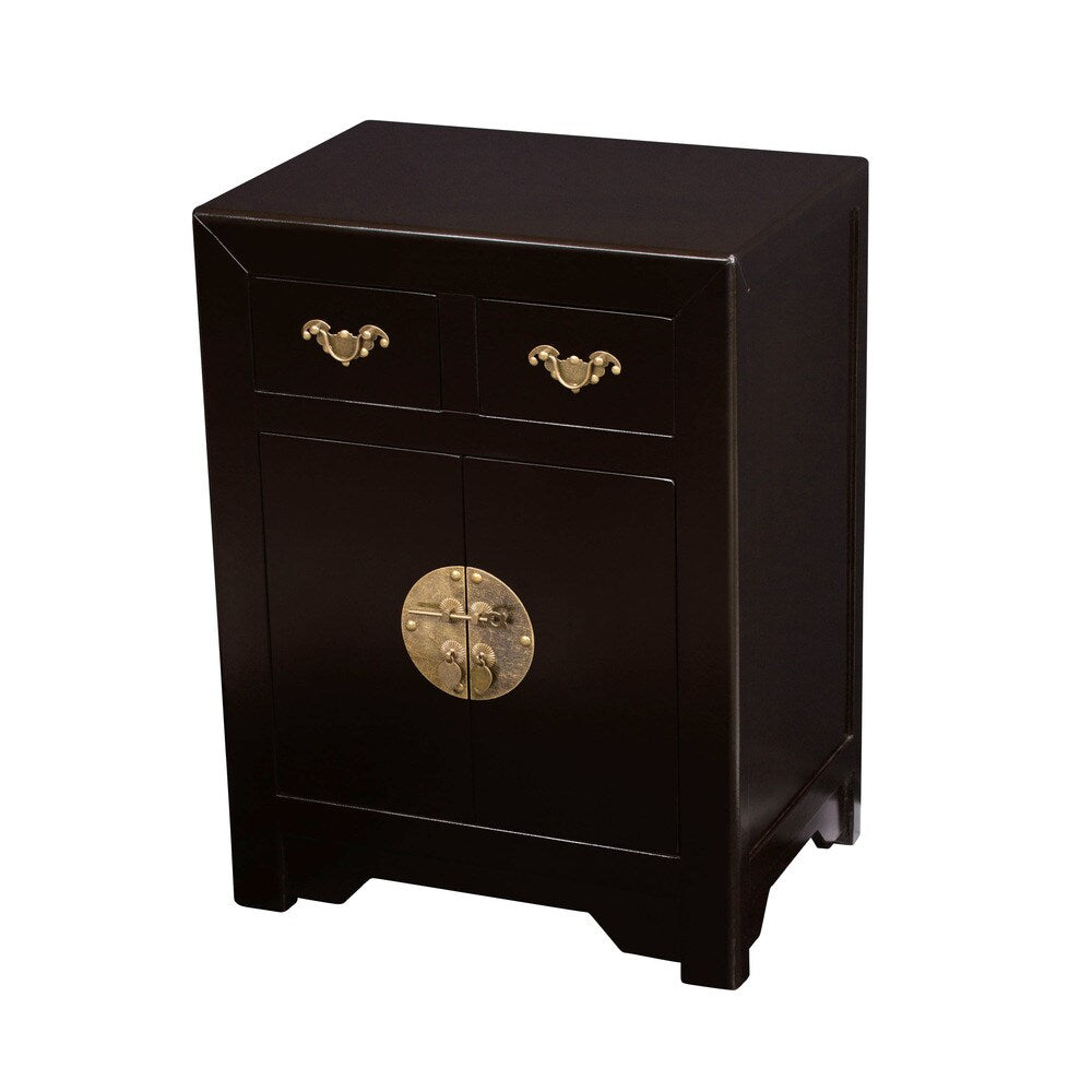 Handmade Zahava Home Collection Ningbo Black End Table / Nightstand (China)
