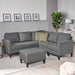 Zahra 6-piece Sofa Sectional with Ottoman by Christopher Knight Home