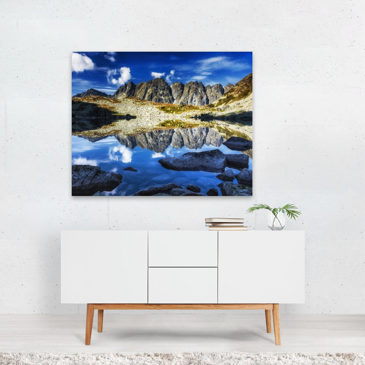 Zakopane Poland Animals Antelope Canvas Wall Art Print
