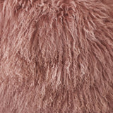 Zally Glam Shaggy Lamb Fur 20-Inch Square Throw Pillow by Christopher Knight Home