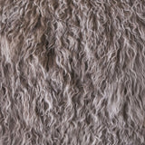 Zally Glam Shaggy Lamb Fur 20-Inch Square Throw Pillow by Christopher Knight Home