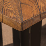 Zander Outdoor Dining Set with Dining Table and Bench/Wicker Dining Chairs by Christopher Knight Home