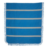Zapotec Cotton Bedspread, 'Oaxaca Ocean'