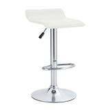 Zenith Chrome Elegance Counter Set of Two Stools - N/A