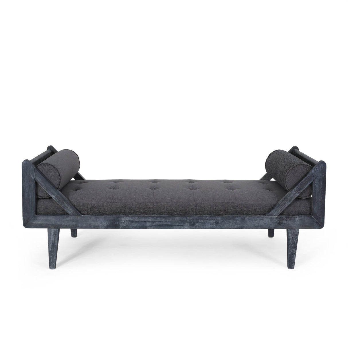 Zentner Rustic Tufted Double End Chaise Lounge by Christopher Knight Home - 65.25" L x 27.50" W x 24.00" H