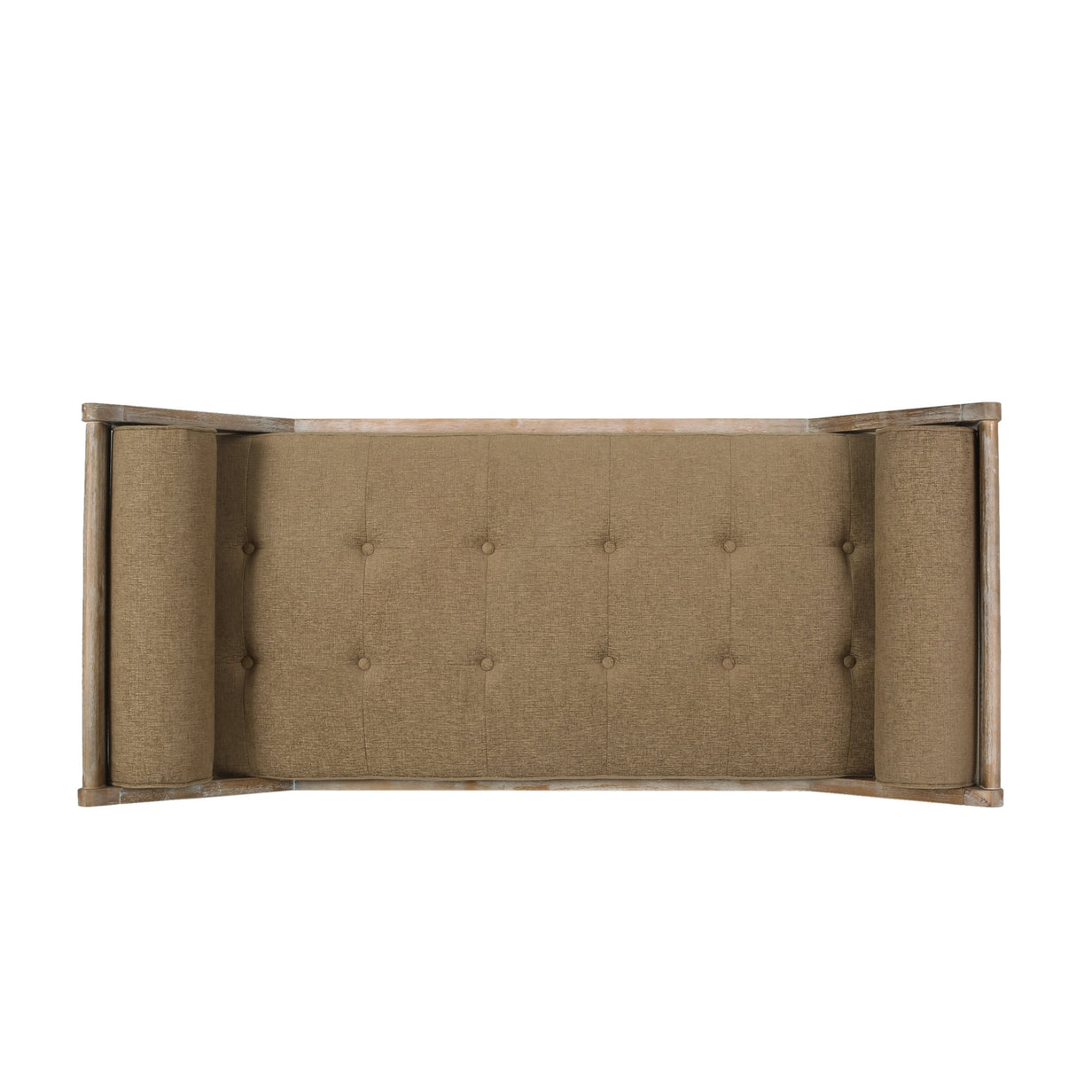 Zentner Rustic Tufted Double End Chaise Lounge by Christopher Knight Home - 65.25" L x 27.50" W x 24.00" H