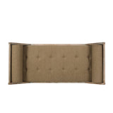 Zentner Rustic Tufted Double End Chaise Lounge by Christopher Knight Home - 65.25" L x 27.50" W x 24.00" H
