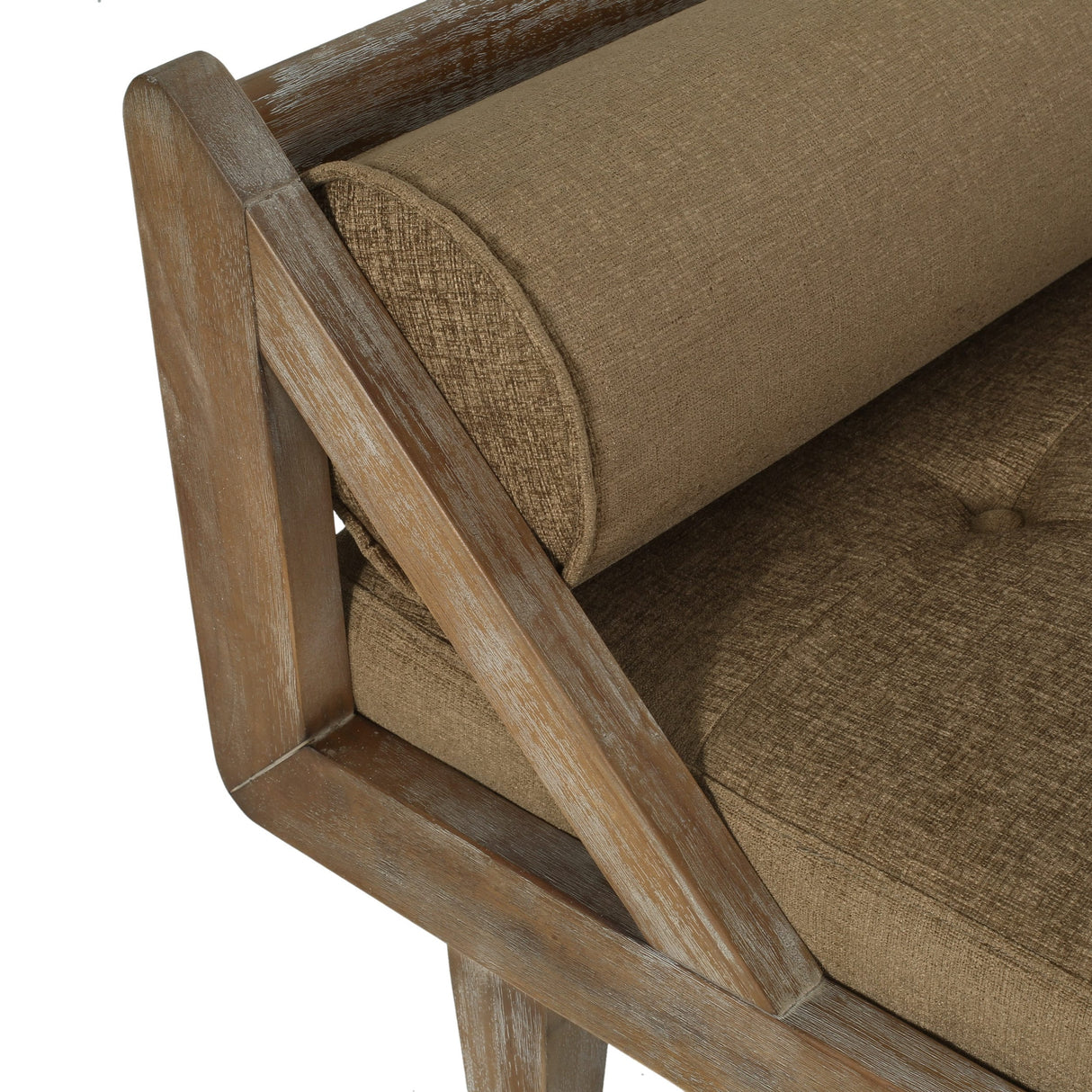 Zentner Rustic Tufted Double End Chaise Lounge by Christopher Knight Home - 65.25" L x 27.50" W x 24.00" H