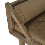 Zentner Rustic Tufted Double End Chaise Lounge by Christopher Knight Home - 65.25" L x 27.50" W x 24.00" H