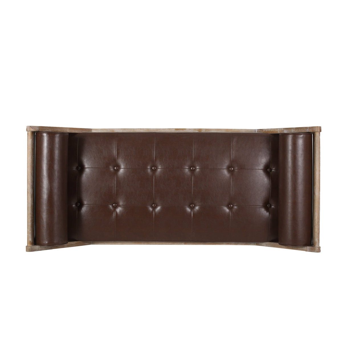 Zentner Rustic Tufted Double End Chaise Lounge by Christopher Knight Home - 65.25" L x 27.50" W x 24.00" H