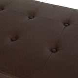 Zentner Rustic Tufted Double End Chaise Lounge by Christopher Knight Home - 65.25" L x 27.50" W x 24.00" H