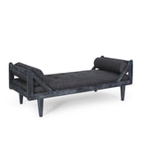 Zentner Rustic Tufted Double End Chaise Lounge by Christopher Knight Home - 65.25" L x 27.50" W x 24.00" H