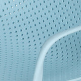 Zenvida Outdoor Dining Chair Stackable Plastic Patio Furniture Armchair (Set of 4)