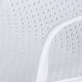 Zenvida Outdoor Dining Chair Stackable Plastic Patio Furniture Armchair (Set of 4)