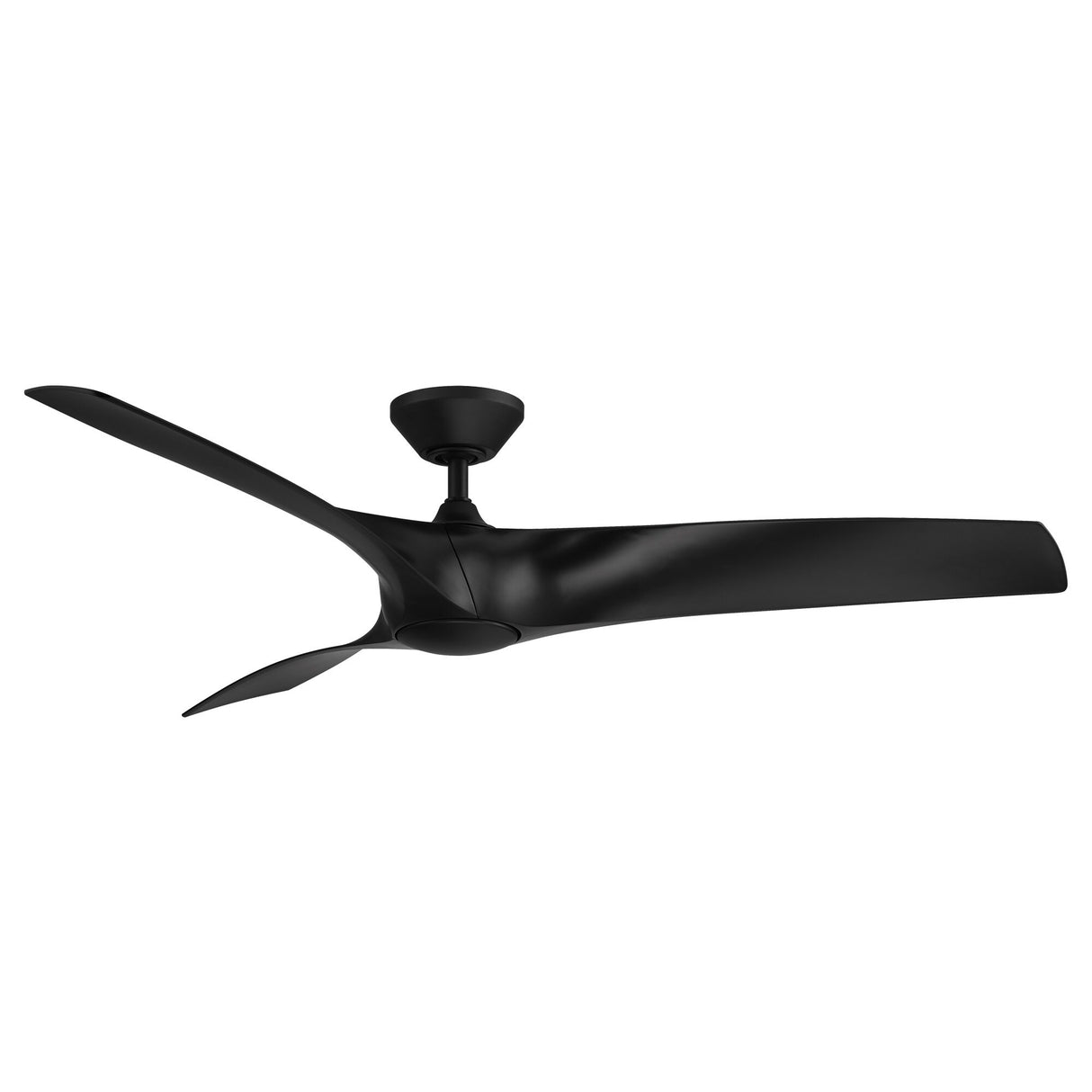 Zephyr Indoor and Outdoor 3-Blade Smart Ceiling Fan 62in with 3000K LED Light Kit and Remote Control with Wall Cradle