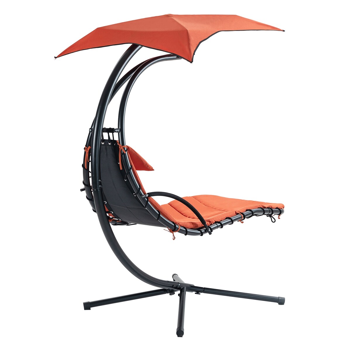 Zero Gravity Hammock Swing Chair with Canopy - Orange