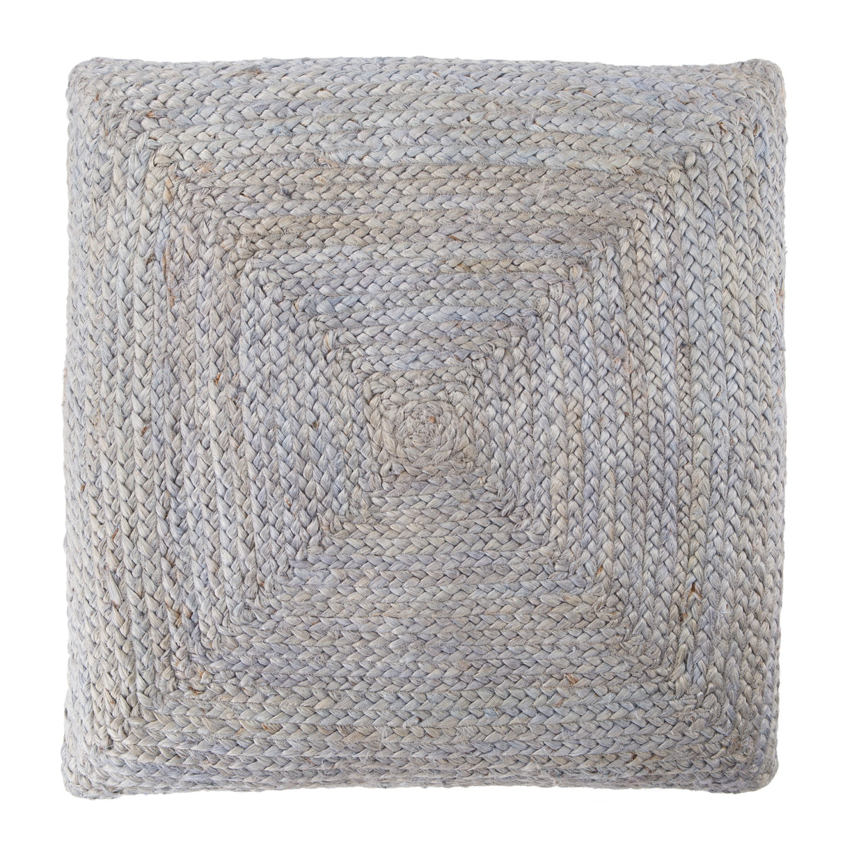 The Curated Nomad Faxon Textured Jute Pouf/ Floor Pillow