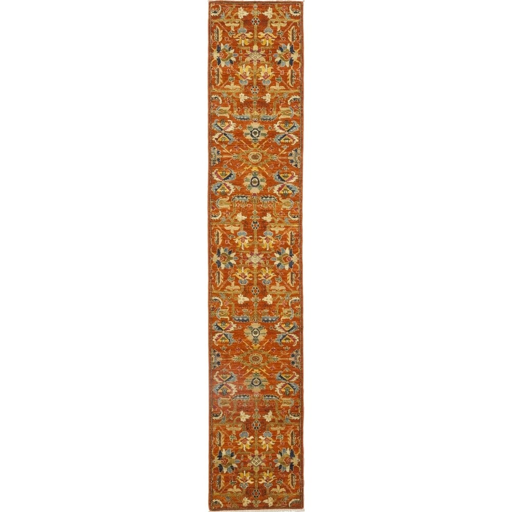 Ziegler Classic Orange Runner Rug - 2'6" x 13'6" Runner/Surplus