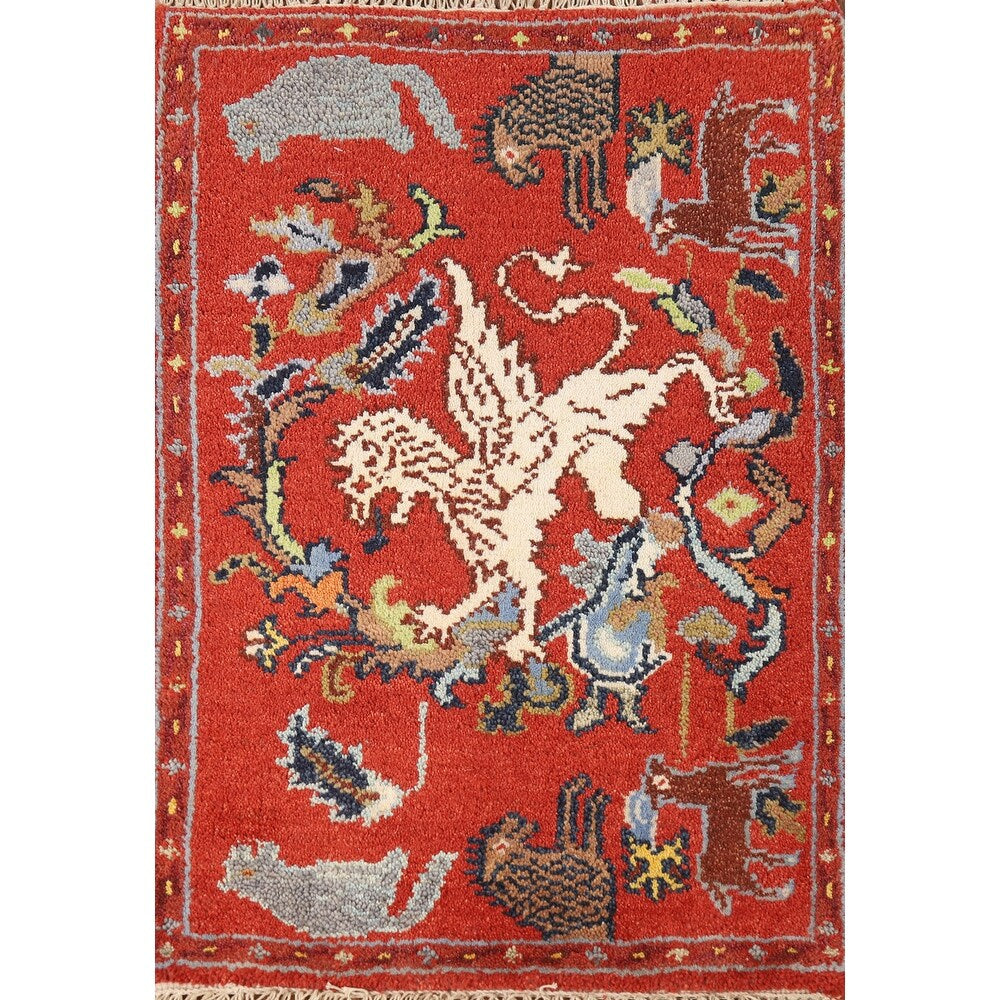 Ziegler Oriental Foyer Rug Handmade Wool Carpet - 2'0" x 3'0"