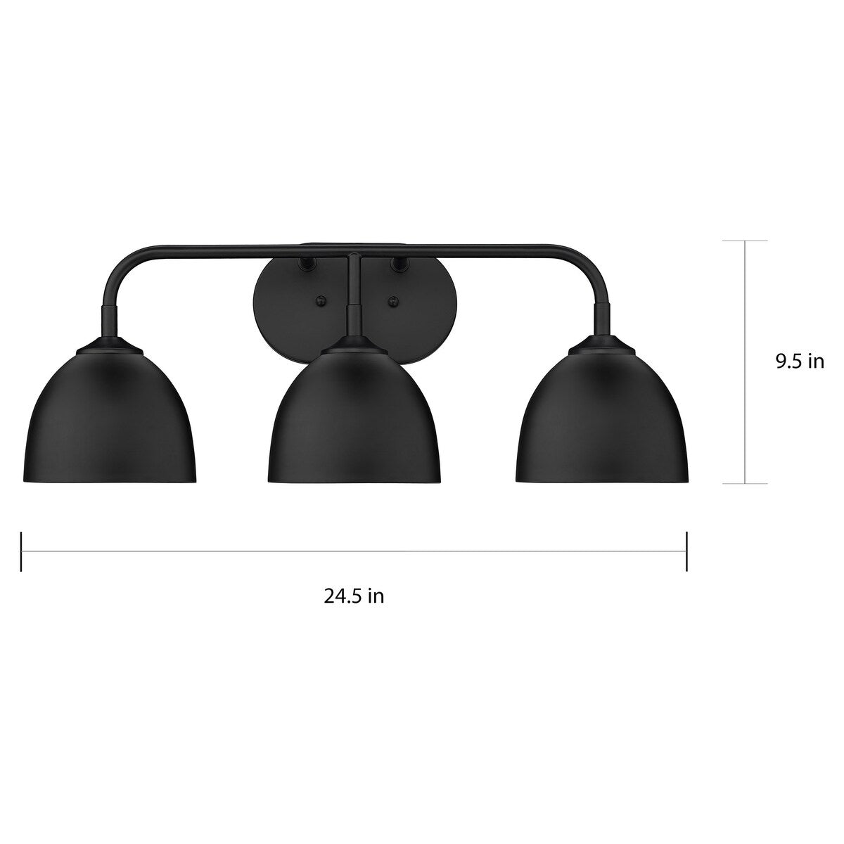 Zoey 3-light Dome Shade Bath Vanity