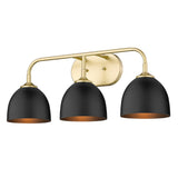 Zoey 3-light Dome Shade Bath Vanity
