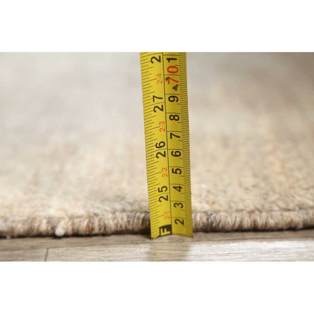 Zolanvari Gabbeh Persian Hand Knotted Traditional Area Rug - 6'3" x 6'6" Square