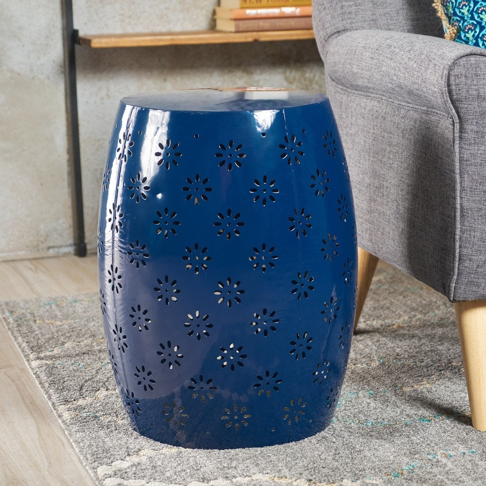 Zula Lace Cut Accent Table by Christopher Knight Home