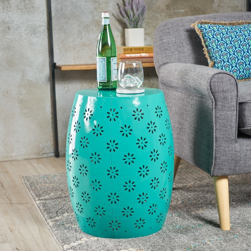 Zula Lace Cut Accent Table by Christopher Knight Home