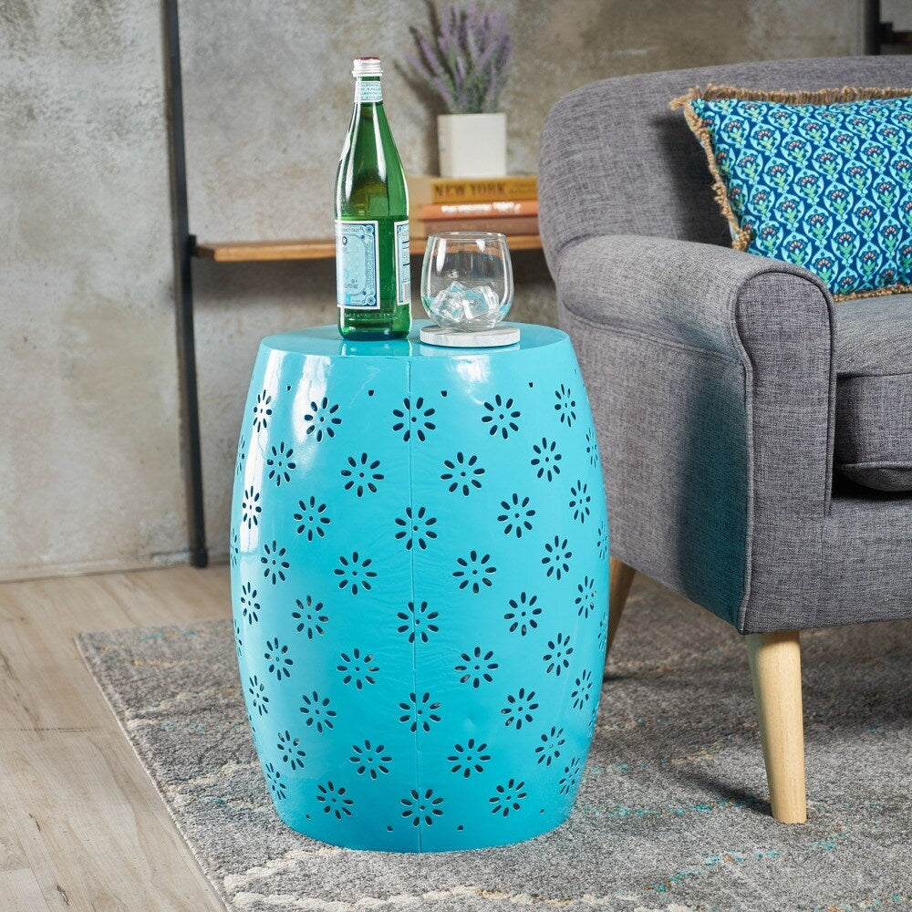 Zula Lace Cut Accent Table by Christopher Knight Home