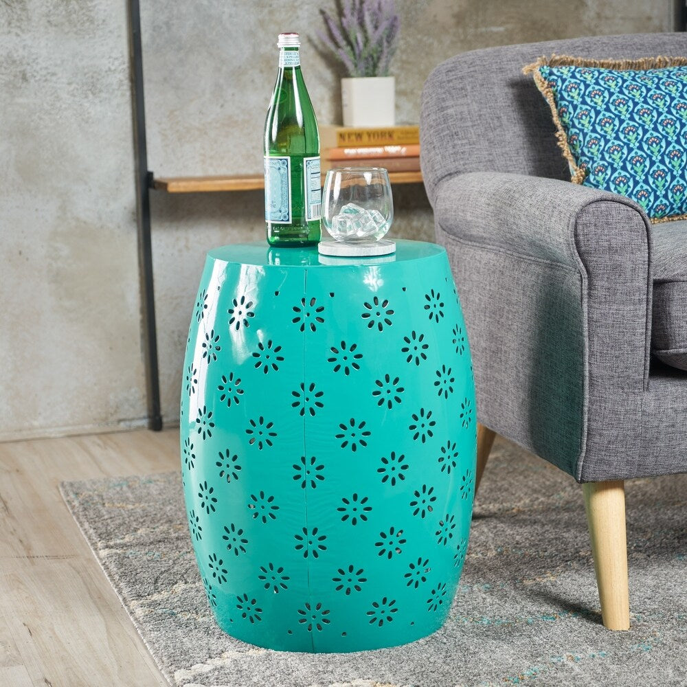 Zula Lace Cut Accent Table by Christopher Knight Home