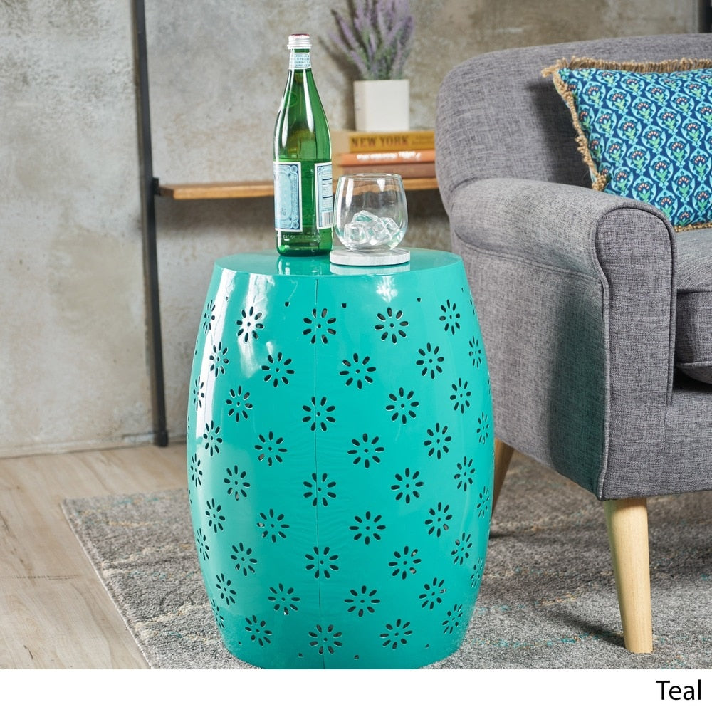 Zula Lace Cut Accent Table by Christopher Knight Home