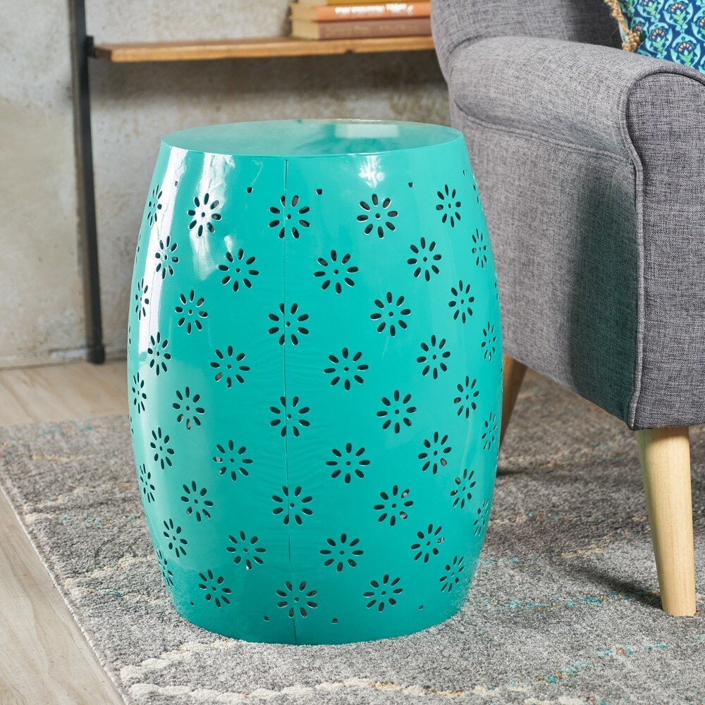 Zula Lace Cut Accent Table by Christopher Knight Home