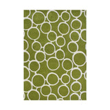 Alliyah Handmade New Zealand Blended Wool Green Area Rug - 5' x 8'