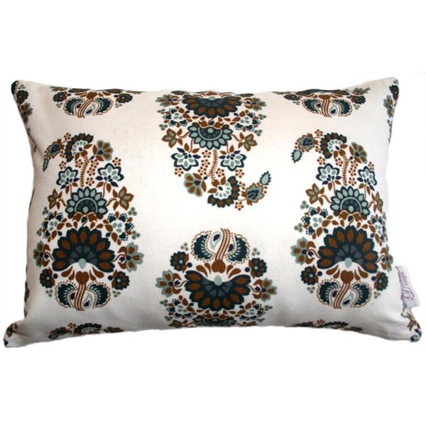 Green Meena Throw Pillow (India)