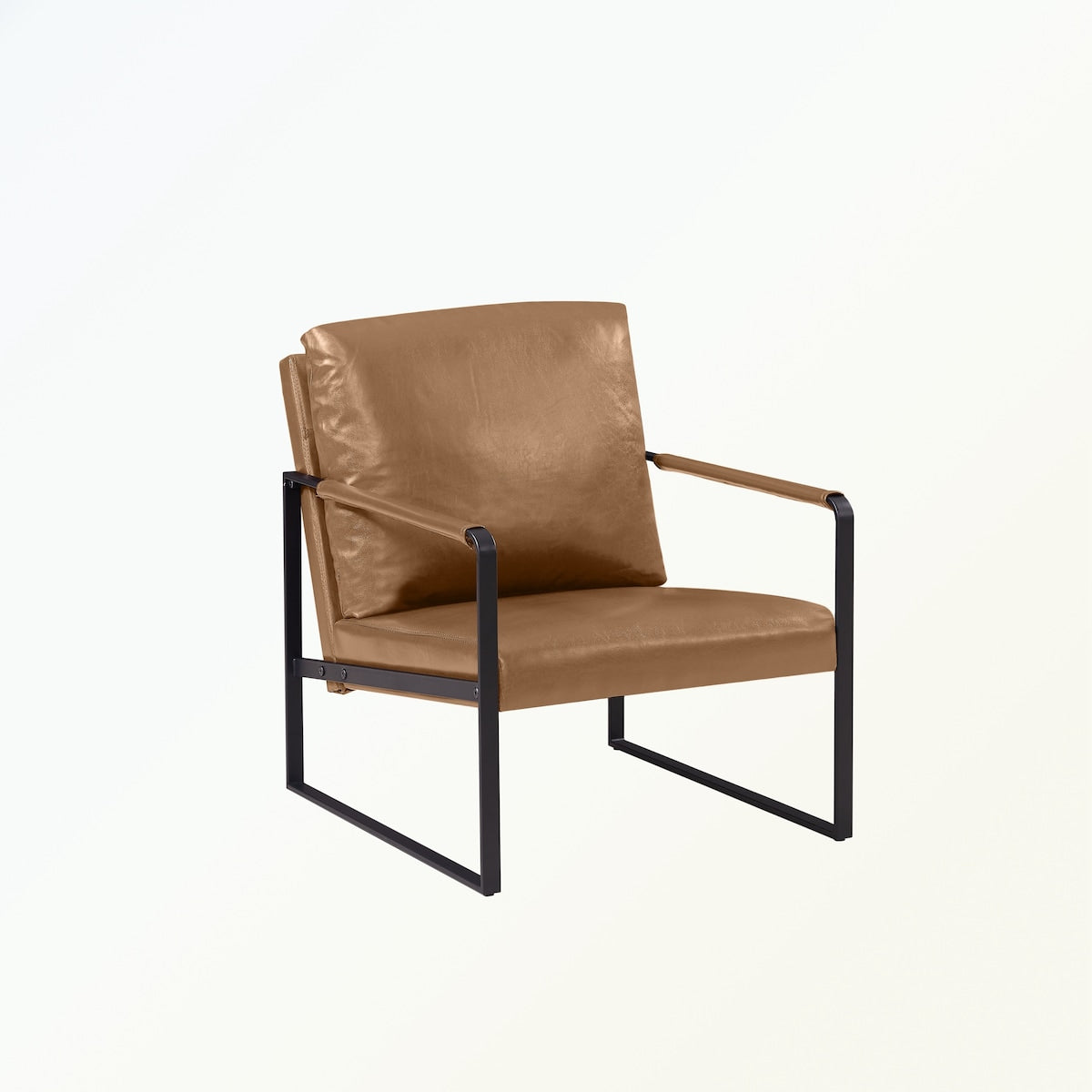 accent arm chair with Extra thick padded backrest and seat cushion
