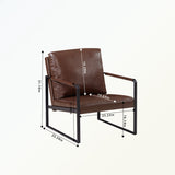 accent arm chair with Extra thick padded backrest and seat cushion