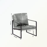 accent arm chair with Extra thick padded backrest and seat cushion