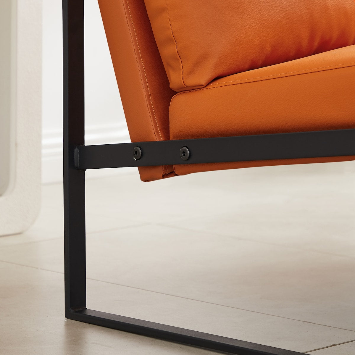accent arm chair with Extra thick padded backrest and seat cushion