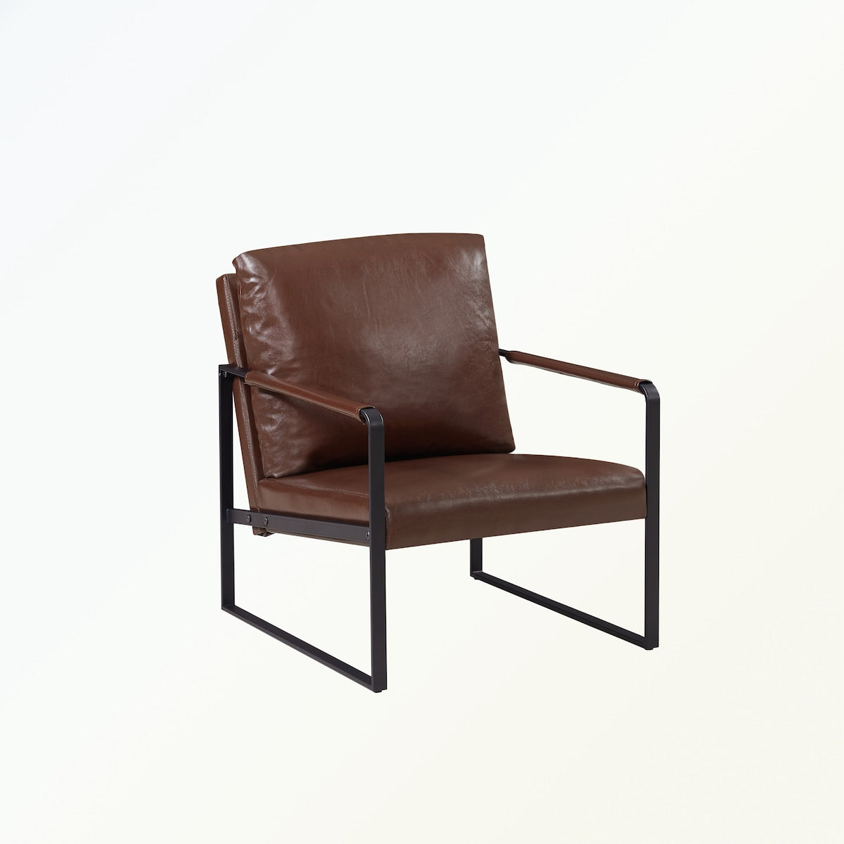 accent arm chair with Extra thick padded backrest and seat cushion