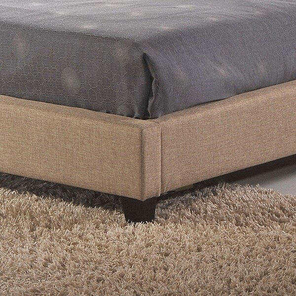 Aisling Fabric King Platform Bed with Bonus Warwick Modern Nightstand