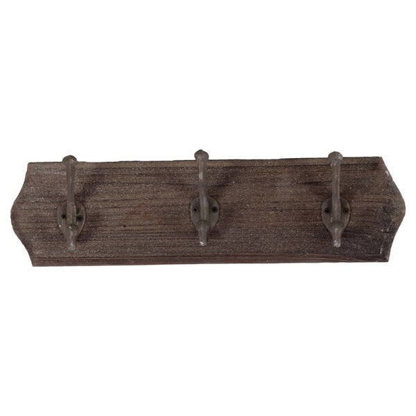 Wooden Wall Hook-Dark Brown