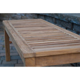 Solid Teak 5-foot Backless Bench