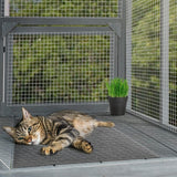beeNbkks Cat Catio, Window Box Enclosure For Indoor Cats
