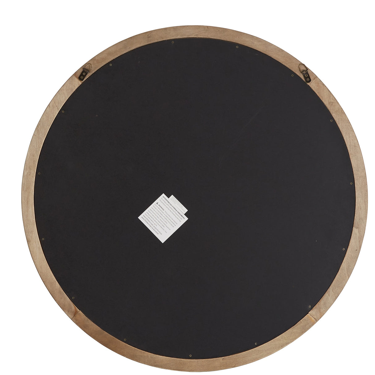 Silas Wood Quatrefoil Cutout Round Wall Mirror by iNSPIRE Q Artisan