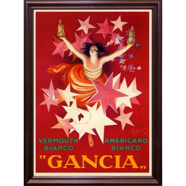 cappiello_gancia-VINAPP121365 Framed Print 16.75"x12" by Vintage Apple Collection