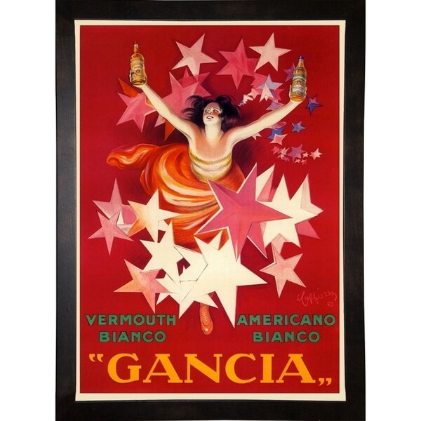 cappiello_gancia-VINAPP121365 Framed Print 16.75"x12" by Vintage Apple Collection