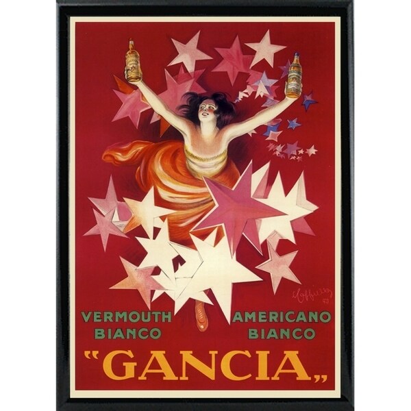 cappiello_gancia-VINAPP121365 Framed Print 16.75"x12" by Vintage Apple Collection